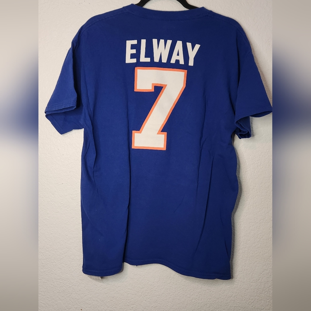 John Elway Hall of‎ Fame T-Shirt Denver Broncos, Size L